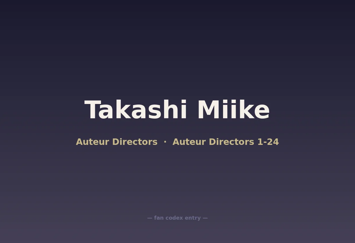Takashi Miike