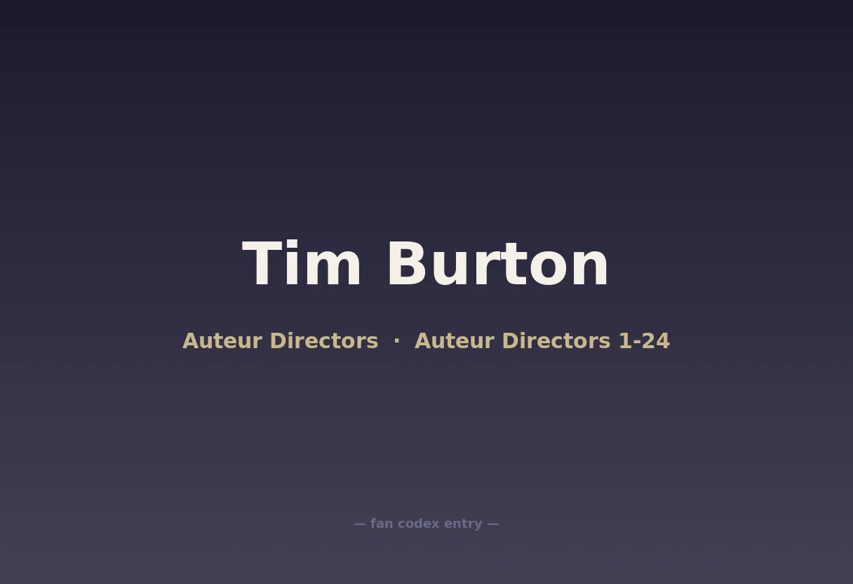 Tim Burton