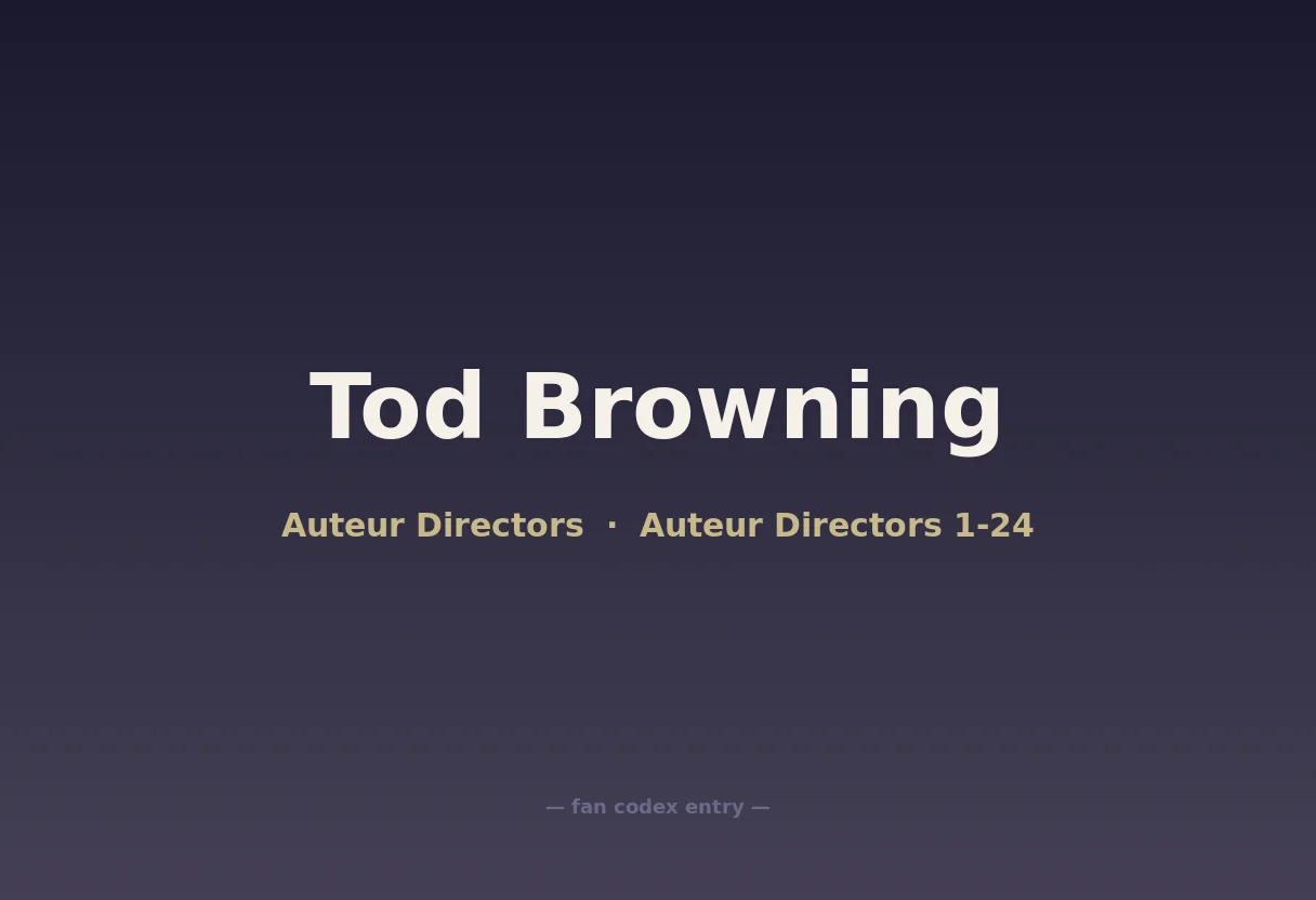 Tod Browning