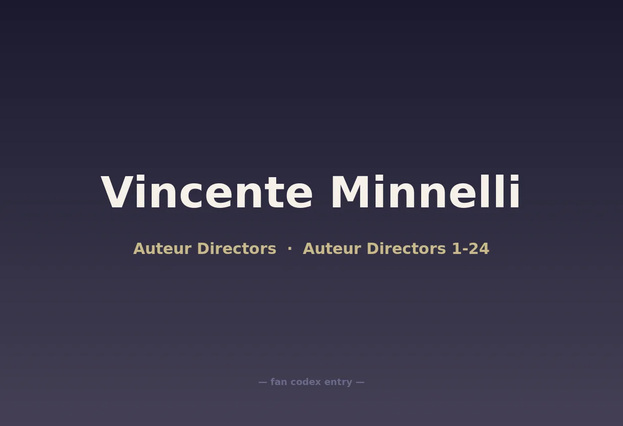 Vincente Minnelli