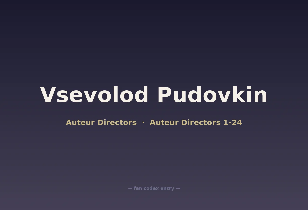 Vsevolod Pudovkin