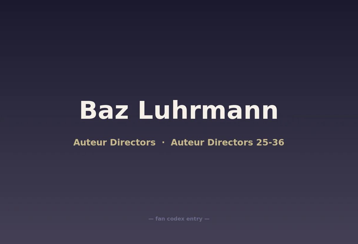 Baz Luhrmann