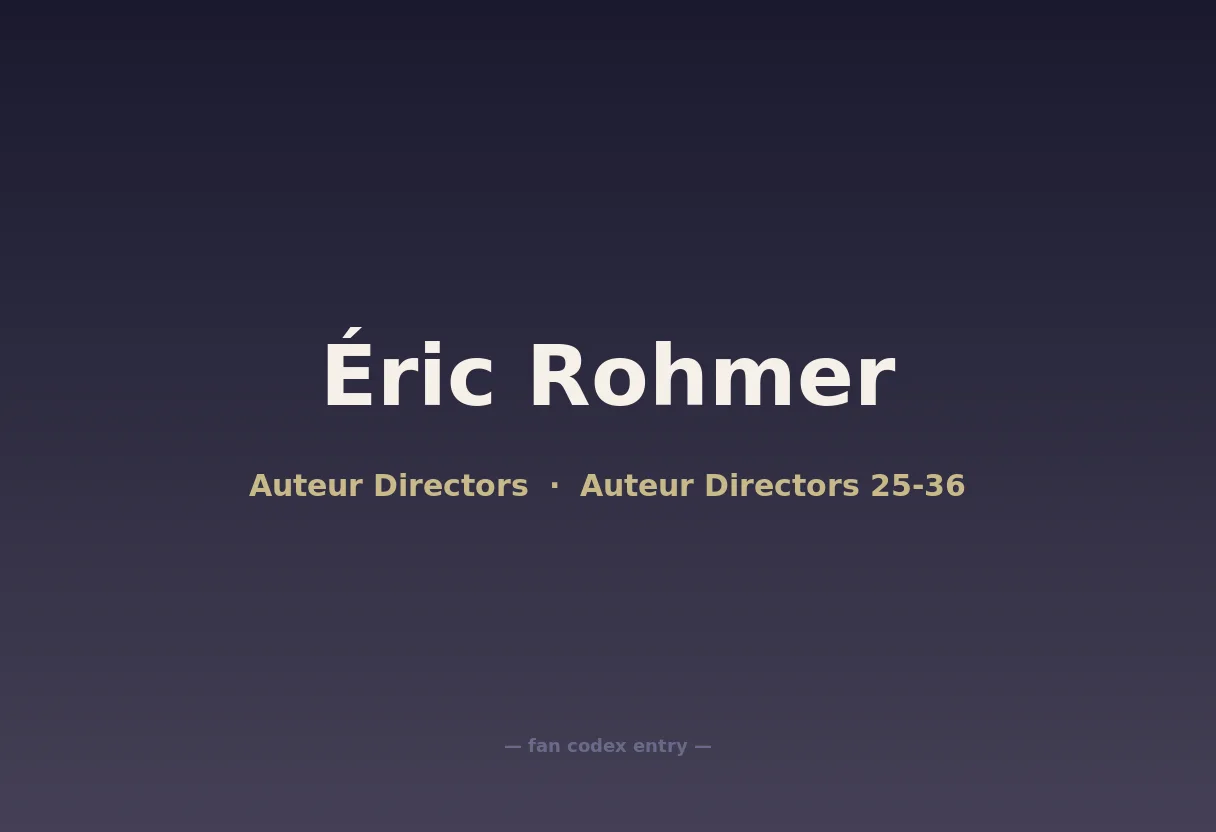 Éric Rohmer